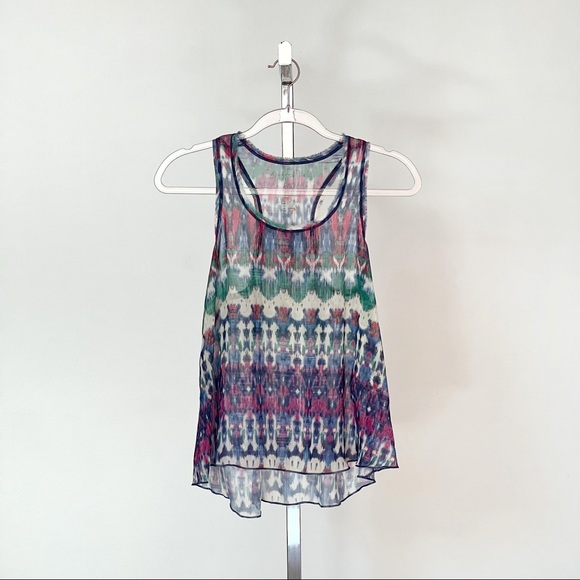 Aeropostale Tops - Aeropostale Tank Top • Sz Small P • Sheer, Flowy • Multicolor